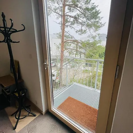 Light-flooded With Balcony